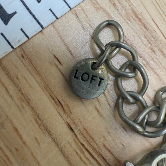 Loft Multistrand Purple Amethyst Chip & Pink Bead Necklace With Silver Accents 1 - Picture 4 of 9